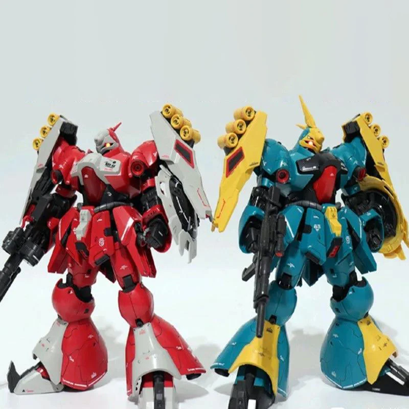 

Gunpla Red Green JAGD DOGA MG 1/100 Japanese Robot Anime Mobile Suit Gundam Perfect Grade Model Kit Plastic Toy Gift GK