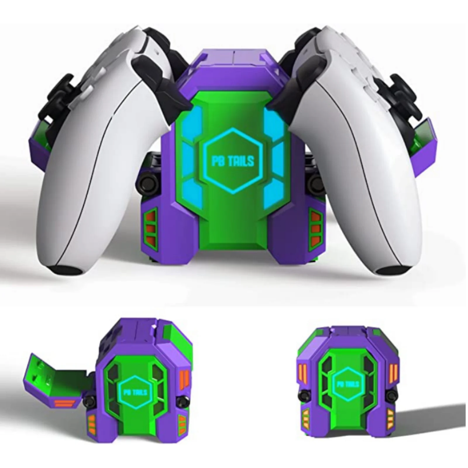 

Зарядная док-станция PB TAILS PS5, контроллер Playstation, зарядное устройство для контроллера Sony PS5, двойная быстрая зарядка, со светодиодной подсветкой