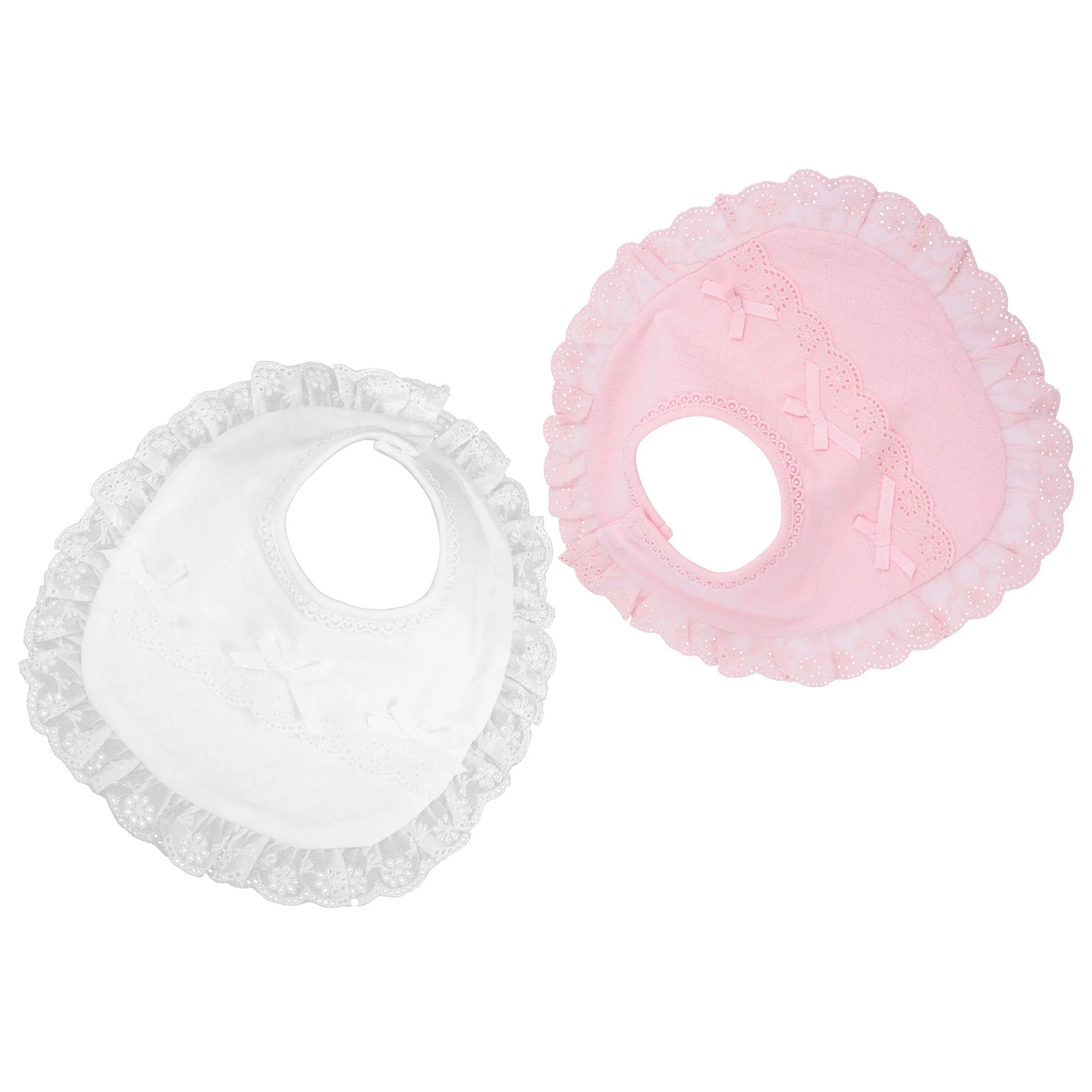 

Baby Girl Christening Bib Teething Infant Supplies Newborn Bibs Cotton Breathable