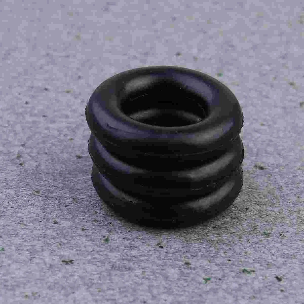 

5 Pcs Bobbin Winder O Ring Rubber Bed Cushion Feet Rubber Ring Bobbin Clips Clear Embroidery Bobbins Apron Plastic Floss Cards