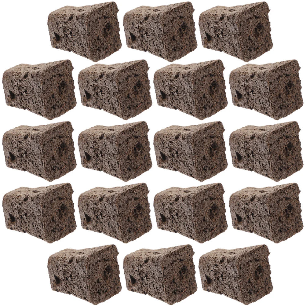 

20 pcs Hydroponic Soilless Professional Nutrient Block Grow Sponges Soil Block