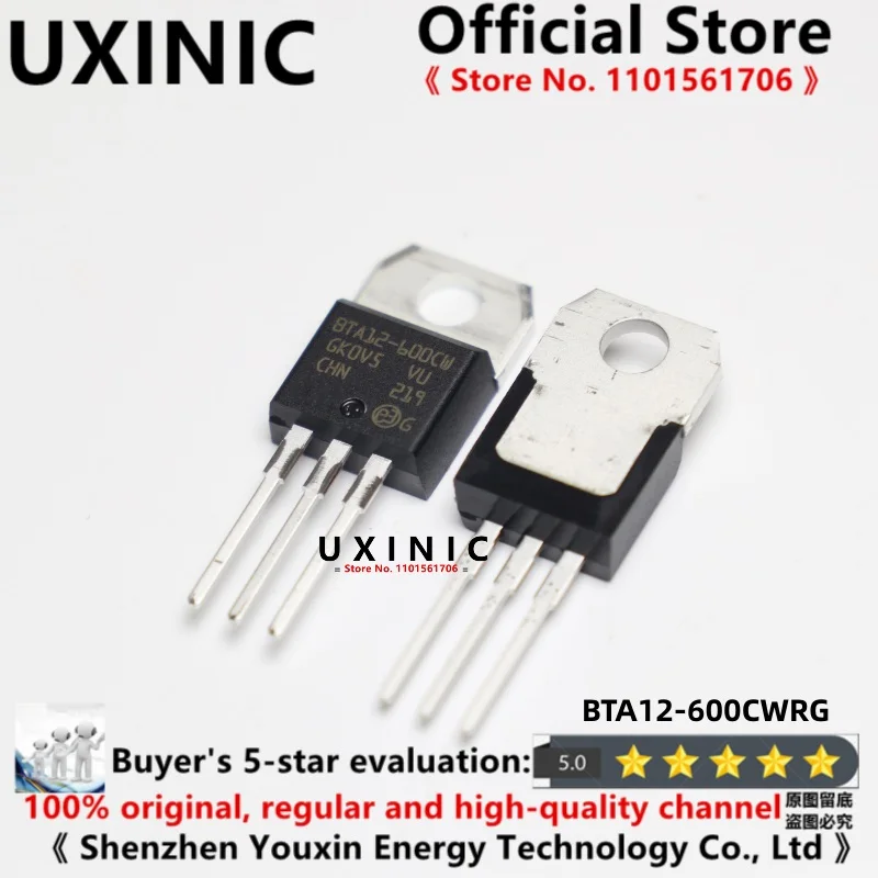 

UXINIC, новинка 100% года, импортный оригинальный BTA12 BTA12-600BWRG BTA12-600BW TO-220