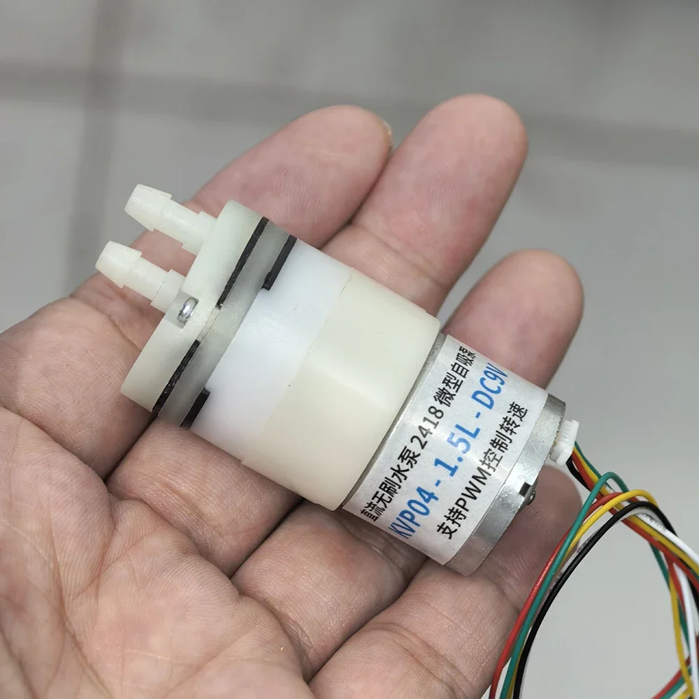 

2418 BLDC 6 В-9 В Бесщеточный двигатель Мембранный водяной насос Самовсасывающий ШИМ-управление