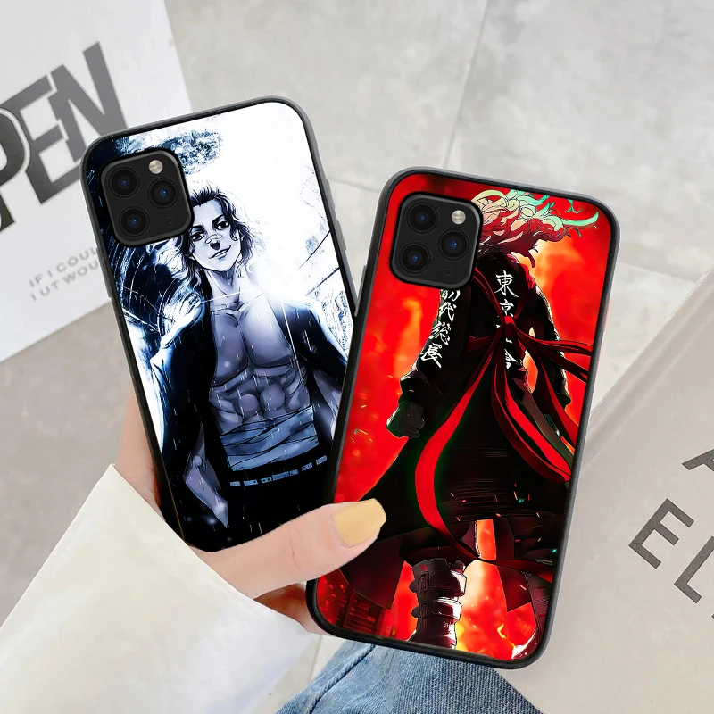 

Japanese Anime Tokyo Revengers Phone Case For iPhone 6 6S 7 8 X XS XR 11 12 13 13 Pro Mini SE 2020 Soft silicone Cover Fundas