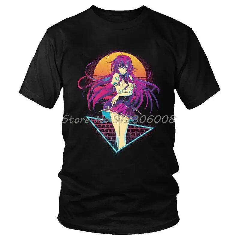 

Male Rias Gremory T-Shirt Streetwear Anime Manga High School DxD Tshirt Short Sleeve Unique T Shirt Cotton Tee Gift