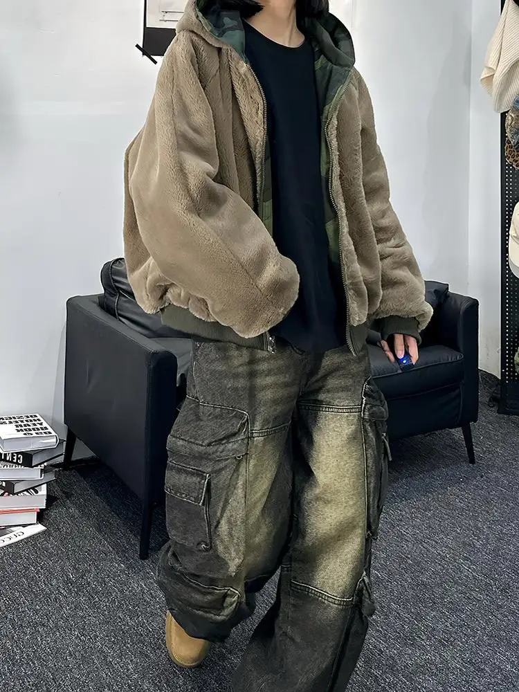 Камуфляжная куртка с хлопковой подкладкой American Hood мужская зимняя утепленная на