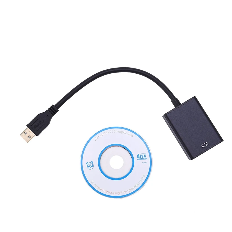 

Usb 3.0 To Hdmi Hd 1080P Hdtv Audio Video Adapter Converter Cable For Windows 7/8/10 Pc