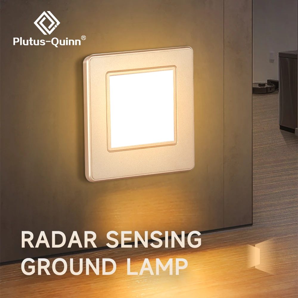 Встраиваемый светодиодный настенный светильник с пассивным ИК датчиком