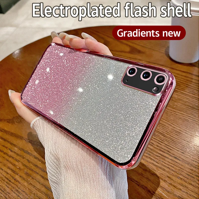 Чехол для Samsung Galaxy S20 задняя крышка телефона Модный мягкий прозрачный защитный