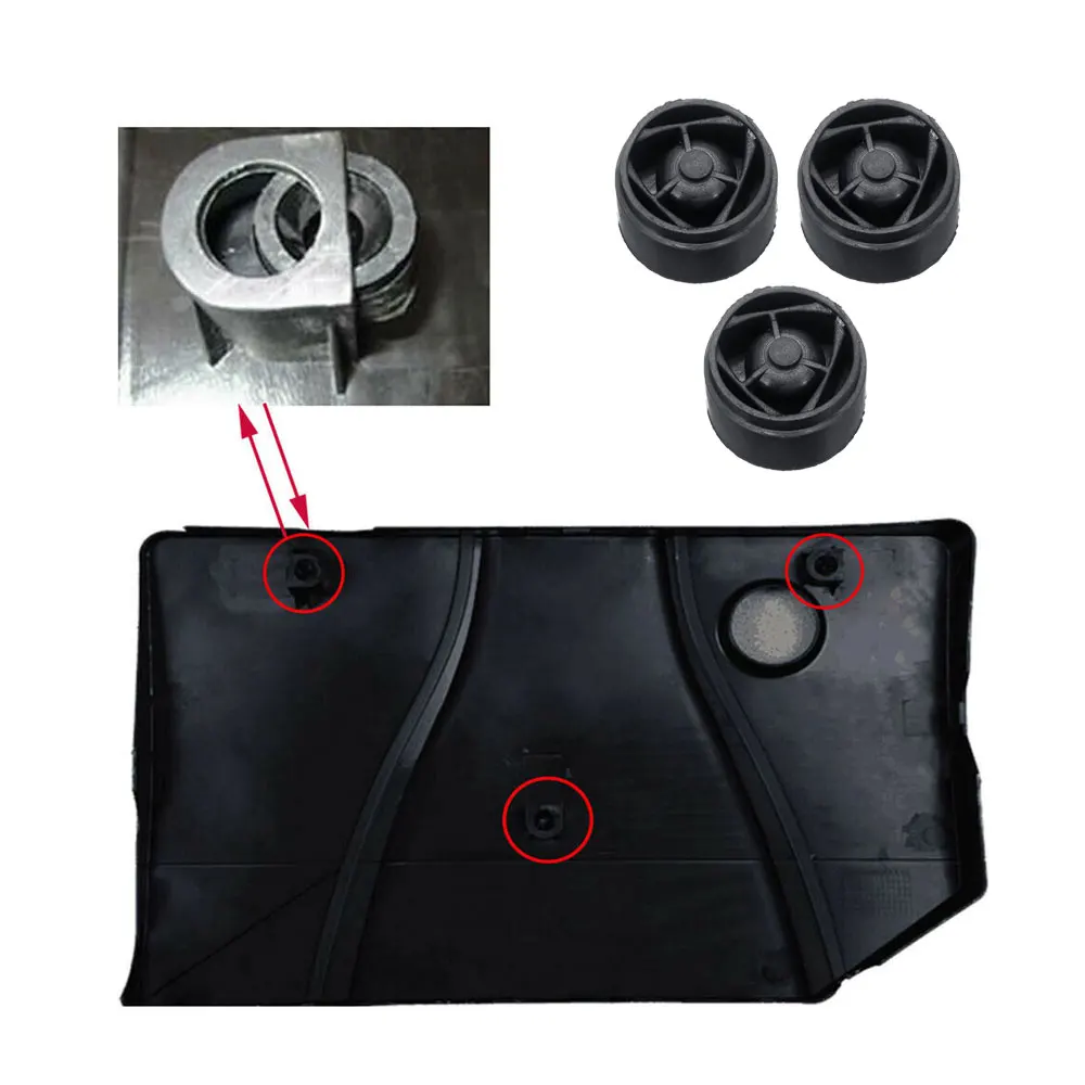 

5Pcs Car Front Engine Protective Cover Rubber Cushion Engine Under Plate Pad for Ford Focus MK2 2005-2013