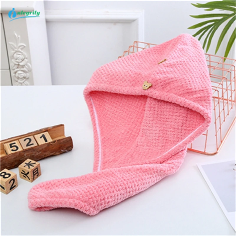 Шапка-тюрбан из микрофибры для быстрой сушки волос сушильный душ шапок 1 шт. | Дом