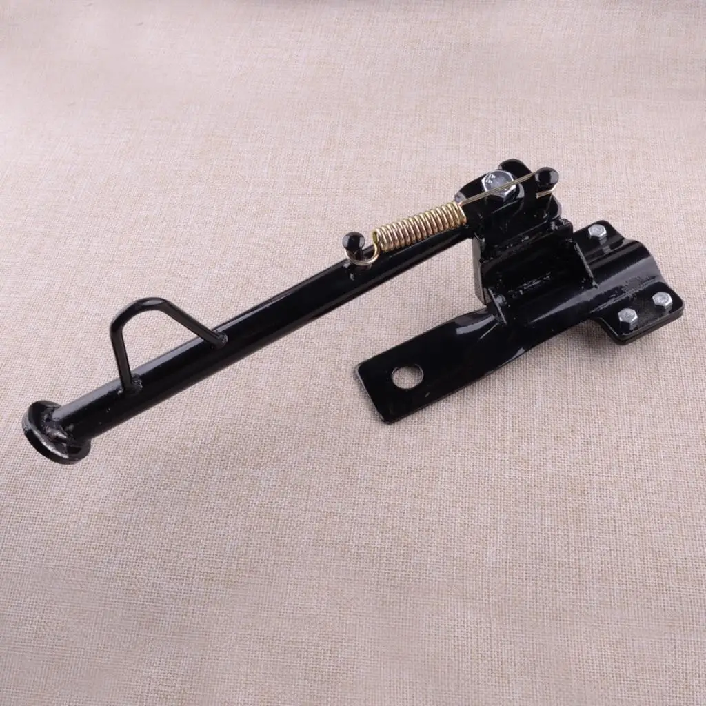 

Motorcycle Power Support Kickstand Brace Parking Side Stand Leg Foot Black Iron Fit for Buggy ATV Quad Bike