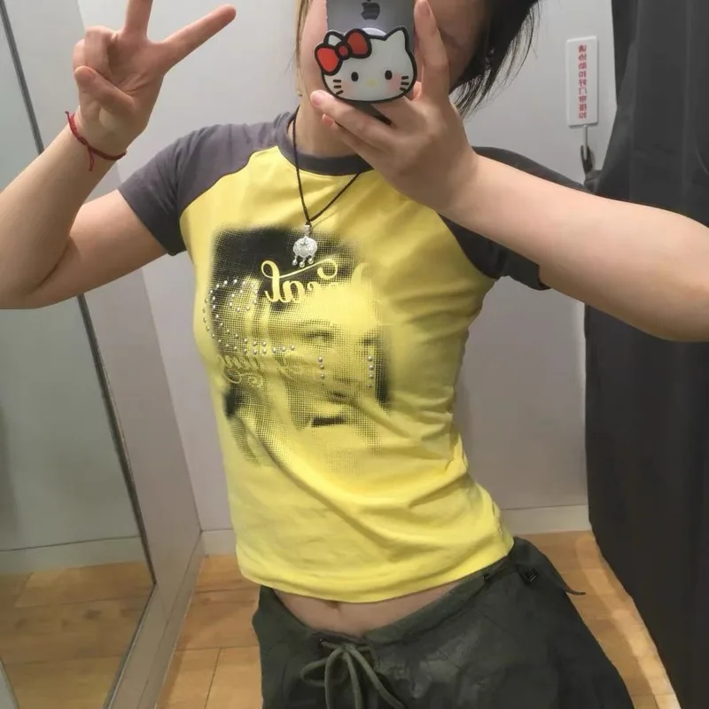 Женская футболка Yk2 Harajuku