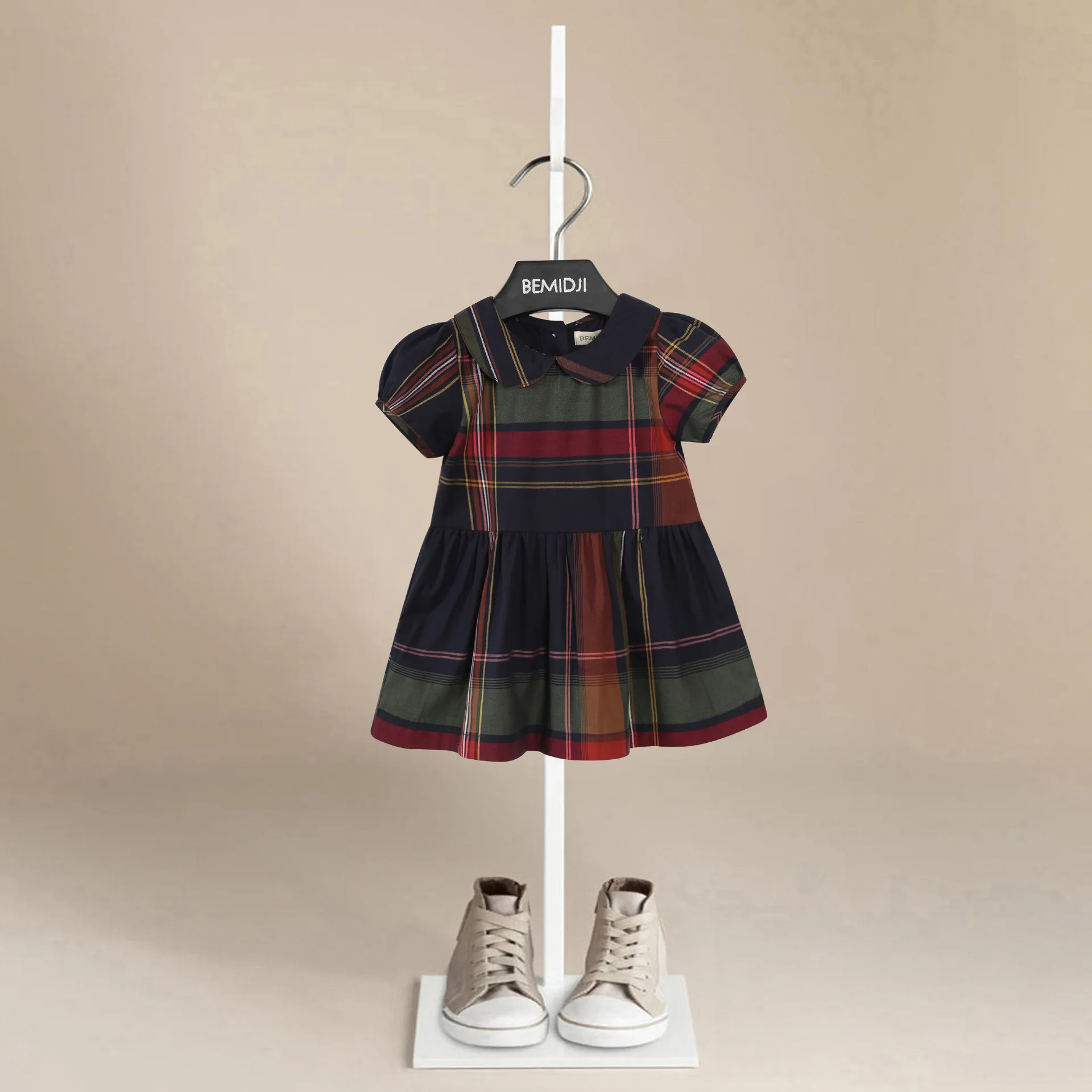 

Quality Design Style Cotton Short Sleeve Girls Dress Princess Party Casual Wear Kids Clothing Childres's Wear Summer 1-6 Years