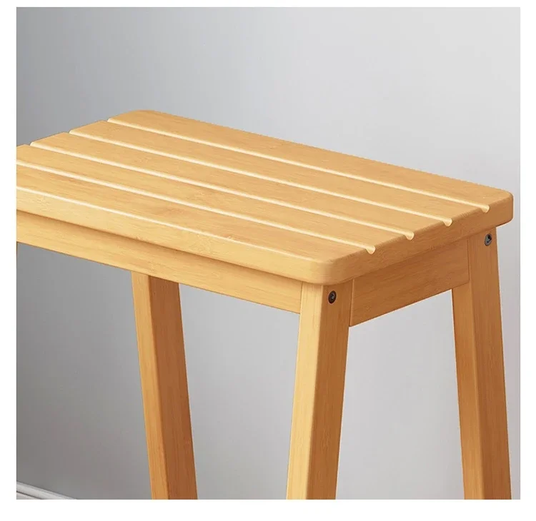 Household Solid Wood Ladder Chair Folding Dual-use Stool Indoor Climbing Pedal Stair Multi-function