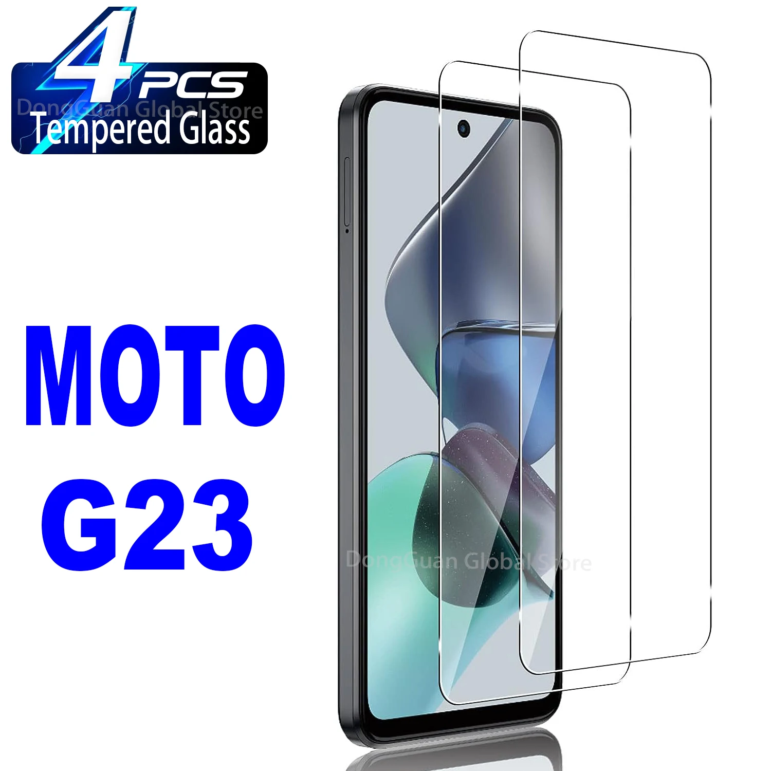 2/4 шт. закаленное стекло для Motorola Moto G23 Защитная стеклянная пленка для экрана