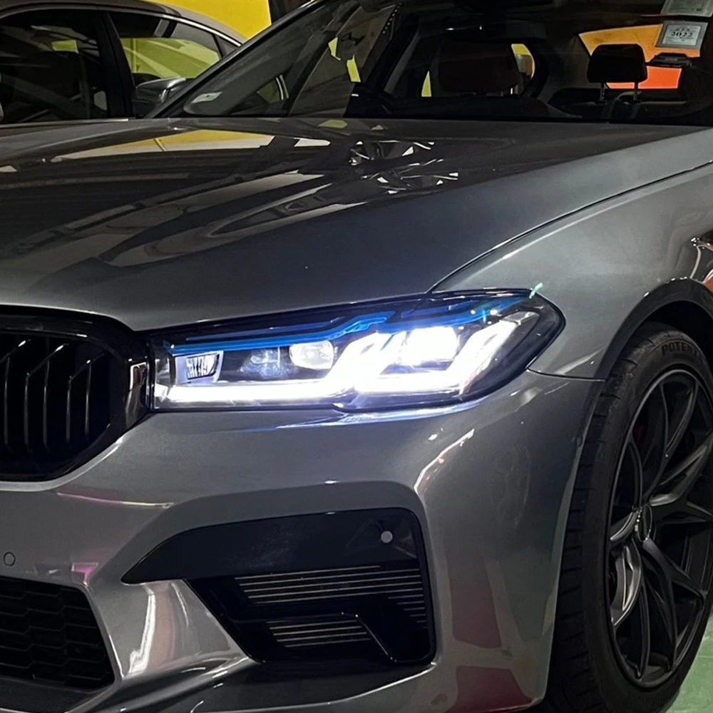 Для BMW 5 серии G30 G38 520i 530i 540i 550i 2018-2020 светодиодная автоматическая фара в сборе