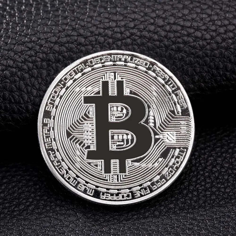 Cheap Bitcoin Coin Bit Cryptocurrency BTC Ripple Metal Physical With Plastic Shell | Figurines & Miniatures