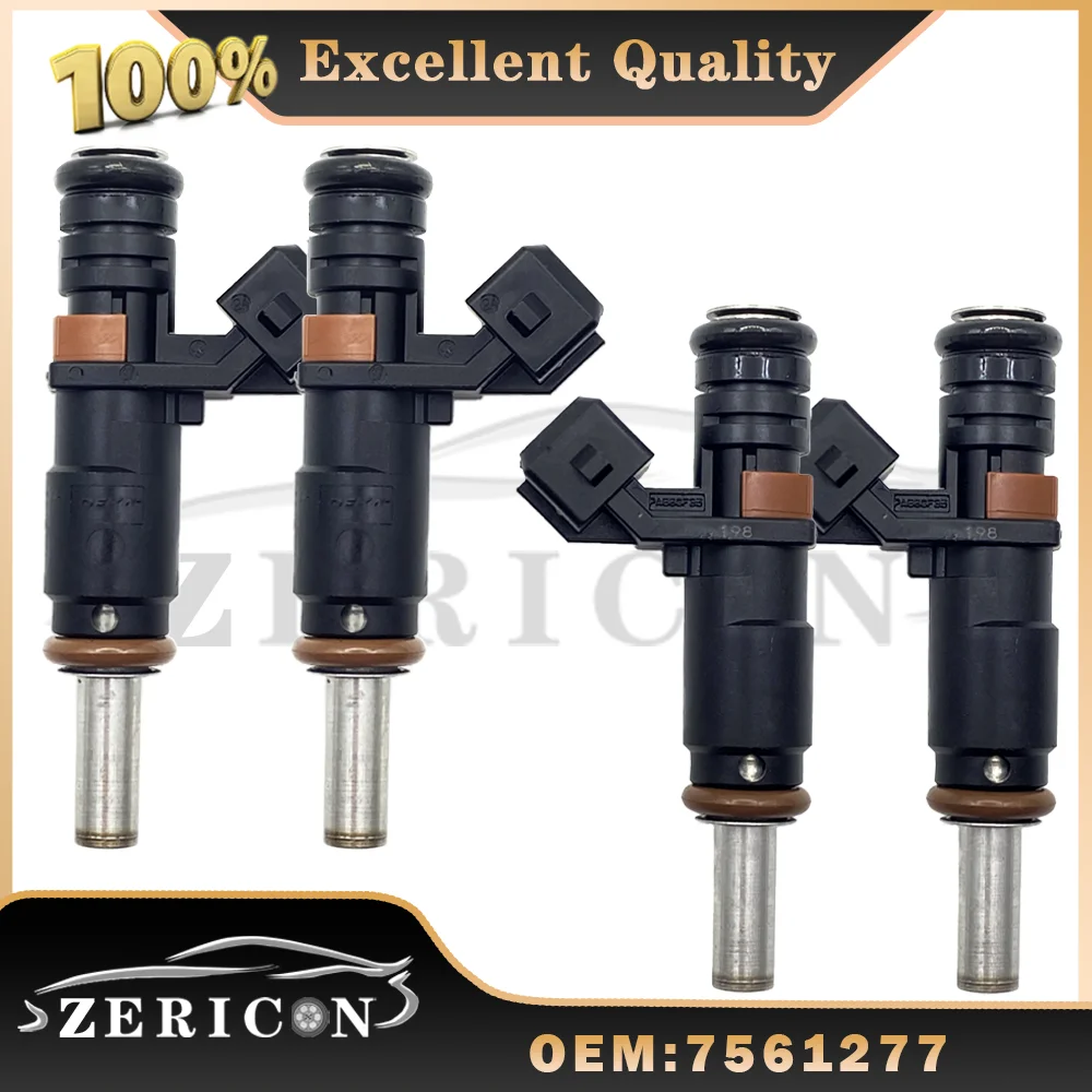 

4 шт. 7561277 13537561277 новый топливный инжектор сопла для BMW N45 N46N E93 320I 2.0L автомобильные аксессуары Высокая производительность
