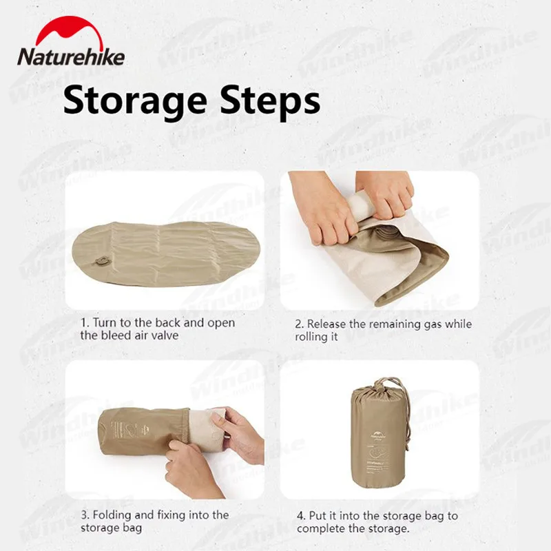 Naturehike Сверхлегкая 175 г надувная подушка из ТПУ портативная мягкая быстрая