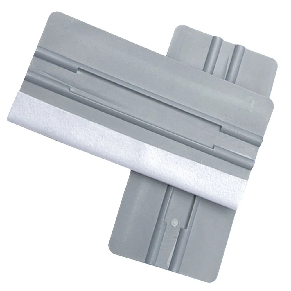 

2PCS/Set Car Window Film Scraper Plastic Auto Squeegee Decal Applying Tool (Grey)