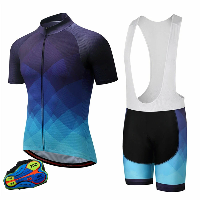

Дышащая быстросохнущая велосипедная форма, Мужская одежда для горного велосипеда, популярные велосипедные комплекты, летняя велосипедная ...