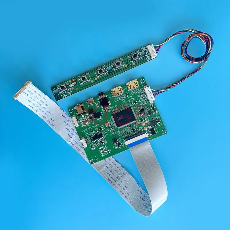 

Плата драйвера контроллера подходит для NT156WHM N156BGN DIY Kit Mini HDMI-совместимый дисплей для ноутбука 15,6 дюйма Micro USB EDP 40-Pin 1366*768