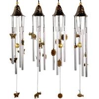 alloy wind chimes door ornaments four tube metal nice crisp bell creative childrens bedroom balcony wind chimes