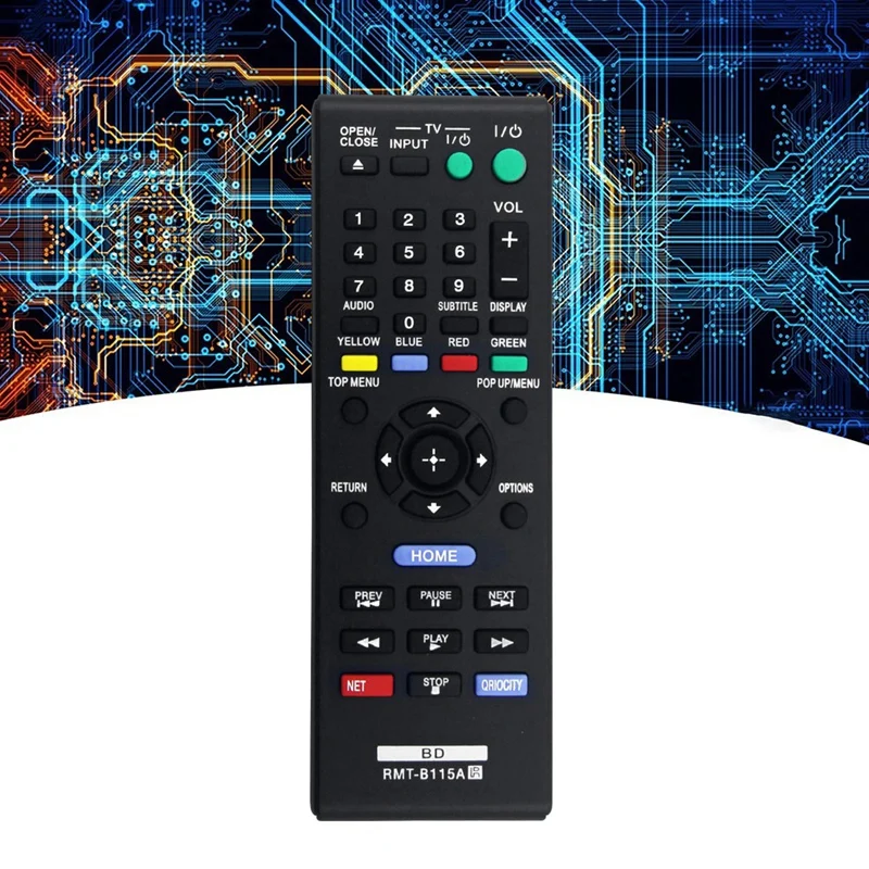 Замените пульт дистанционного управления RMT-B115A для DVD-плеера Sony Blu-Ray BDP-S480 BDP-580