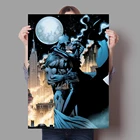 Bandai DC постер с Бэтменом Лига Справедливости Темный рыцарь Холст Картина детектив комиксы настенное Искусство Картины домашний декор для спальни