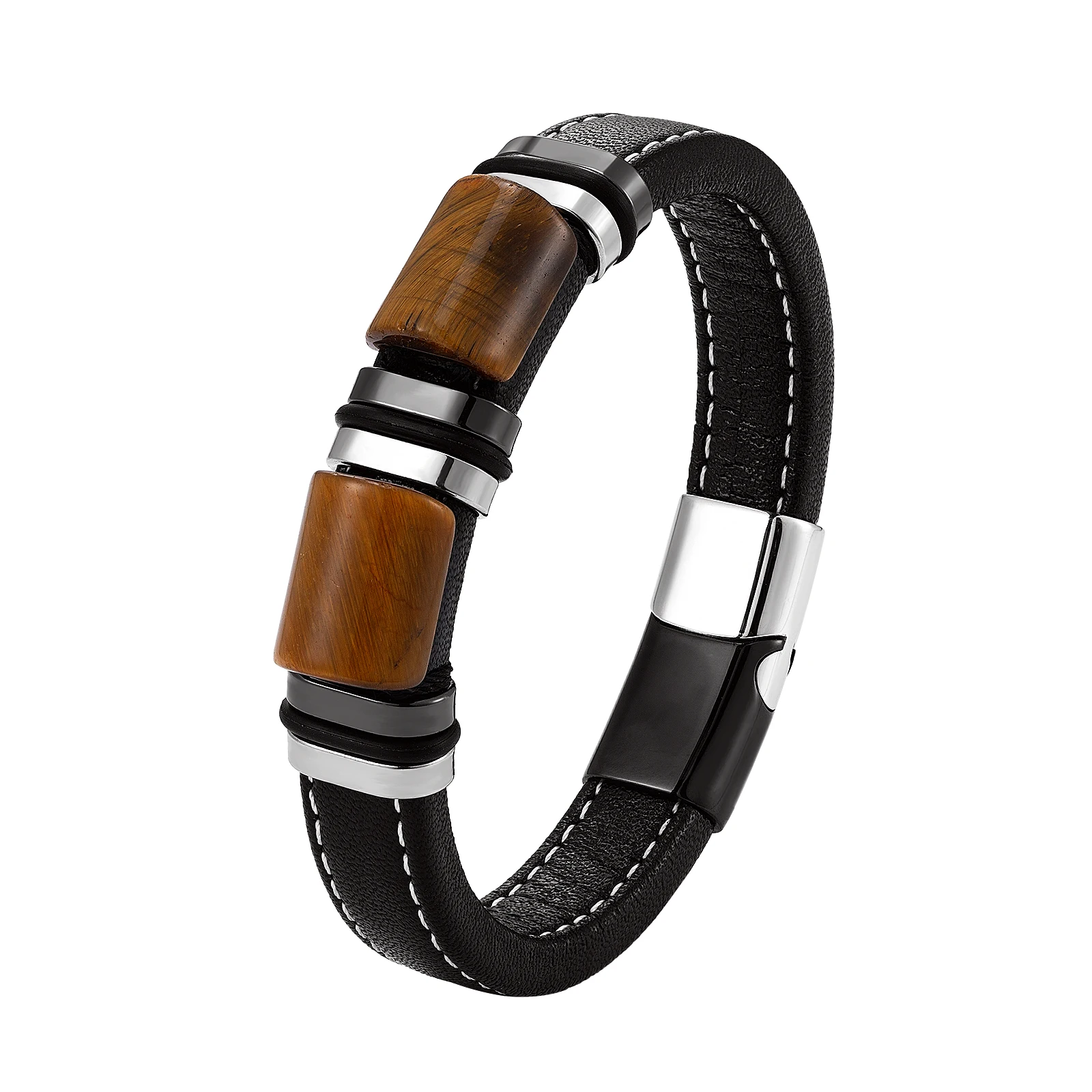 Новинка 2022 Винтажные Украшения двойная пластина 6 петель мужской браслет из