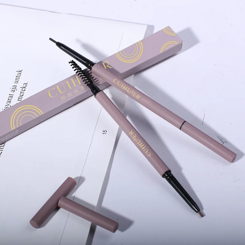 

Двухсторонний карандаш для бровей водостойкий стойкий устойчивый к поту натуральные дикие брови для коррекции рисования и легкого окрашив...