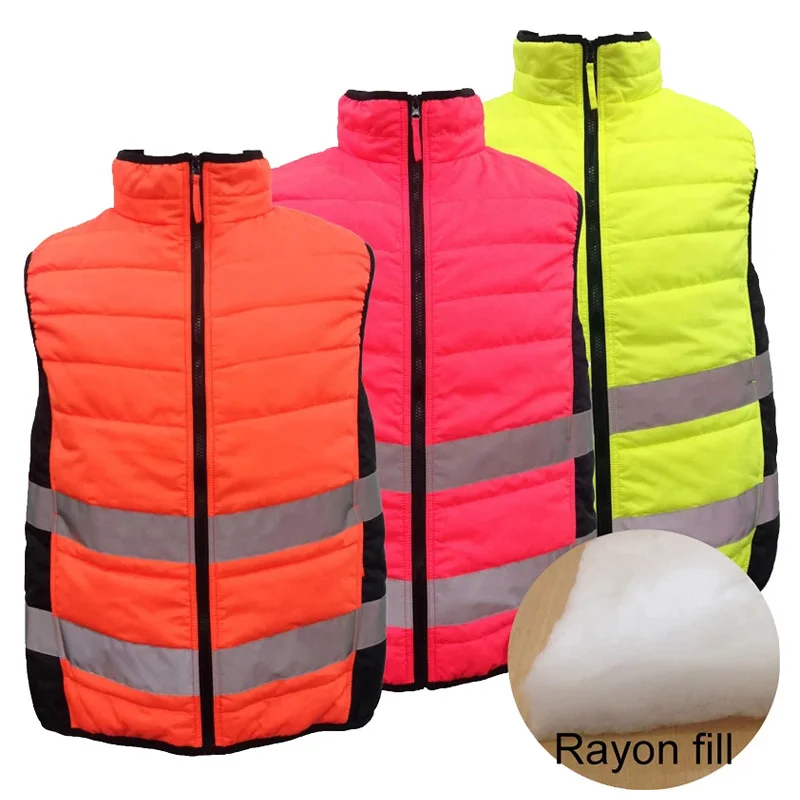 

hi vis Workwear Jacket Clothing Vest Jacket Mens New Autumn Warm Sleeveless Jacket Male Winter Casual Waistcoat Men Vest