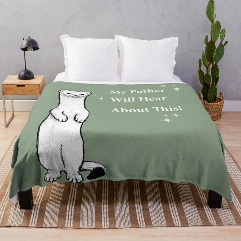 

Draco Ferret Throw Blanket Luxury Brand Blanket Loose Blanket