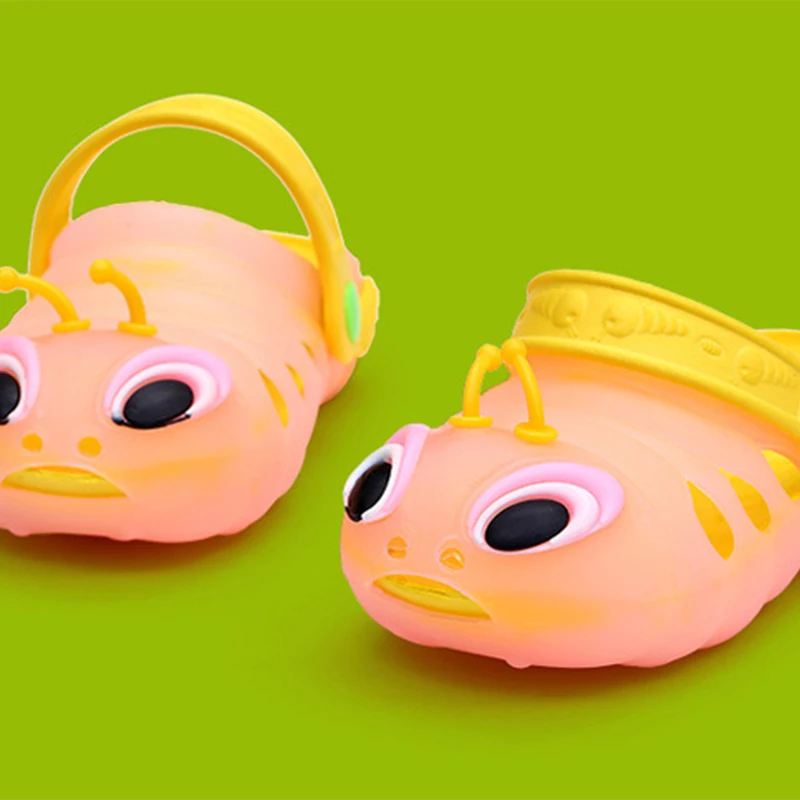 Сандалии для маленьких мальчиков и девочек Нескользящие с дырками летняя обувь