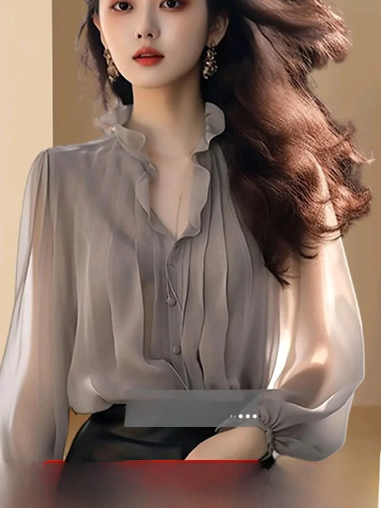 Топ больших размеров футболка с кружевным воротником весна-лето красивая