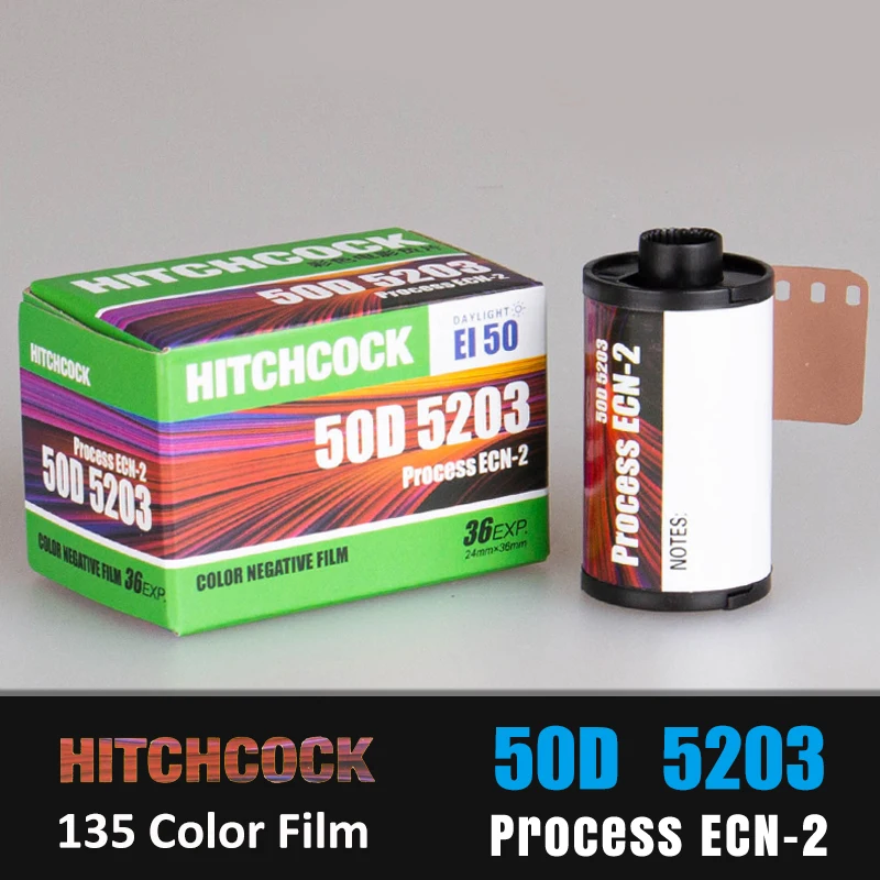 3 Rolls HITCHCOCK 50D 5203 Kodak Color Negative Film Process ECN-2 Negative 135 film 36EXP/Roll