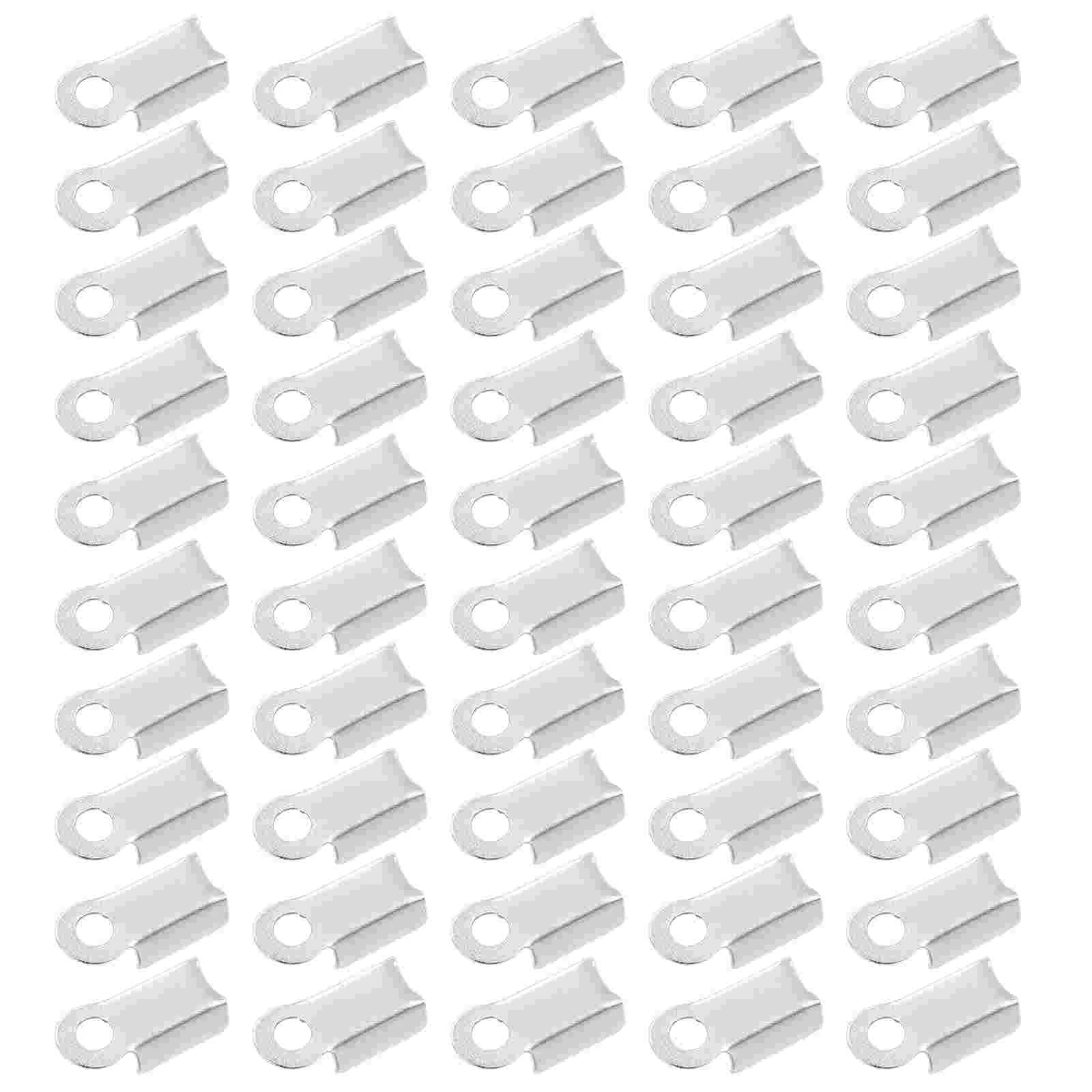 

Ends Clamps Cord Ribbon Crimp Findings Jewelry End Kit Clampclasps Crafts Fastener Clasp Fasteners Bookmark Pinch Making Anklets