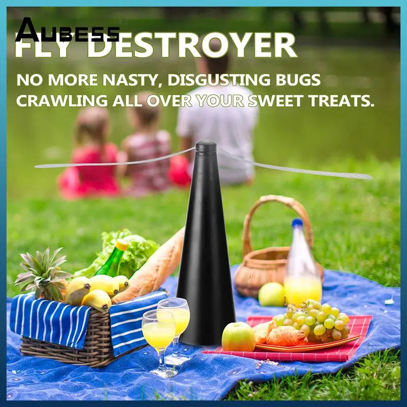 

Food Protector Pest Repellent For Outdoor Kitchen Fly Repellent Fan Keep Flies Bugs Away From Food Usb Recharge Fly Destroyer