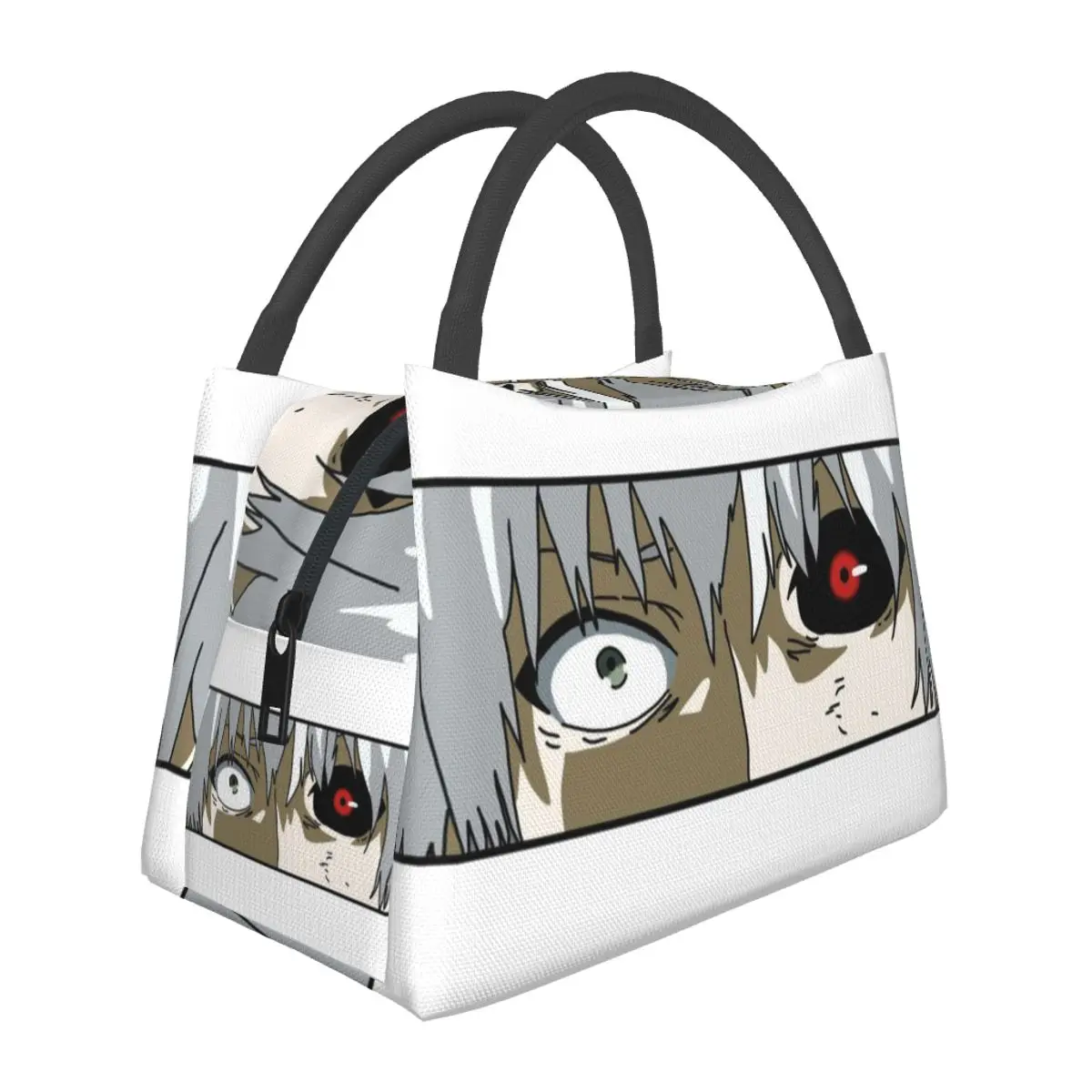 

Tokyo Ghoul Kaneki Ken Eyes Lunch Bag Casual Lunch Box Picnic Portable Insulated Cooler Bag Waterproof Thermal Tote Handbags