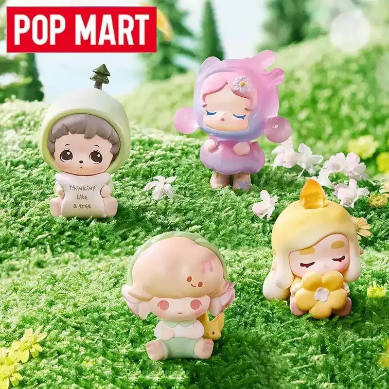Фото POP MART POP BEAN Going Ouring with Me Series Мини-слепая коробка Аниме Фигурка Угадай Сумка Украшения Статуэтки Куклы Модель Подарки №5