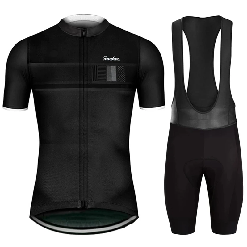 Raudax-Conjunto de Ropa de Ciclismo para hombre, uniforme de bicicleta de montaña,...