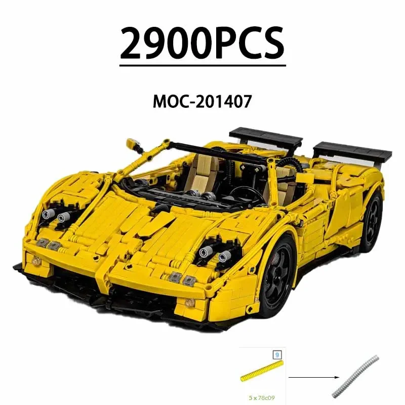 Конструктор спортивный автомобиль C12 S MOC-201407