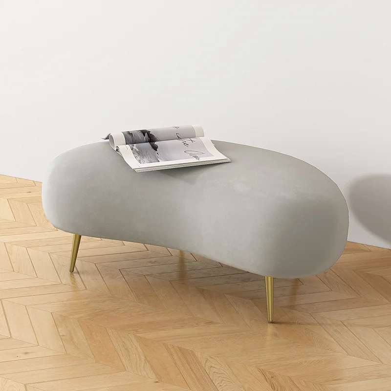 Табурет для дивана Nordic Arc — полукруглая скамья обуви магазина одежды или