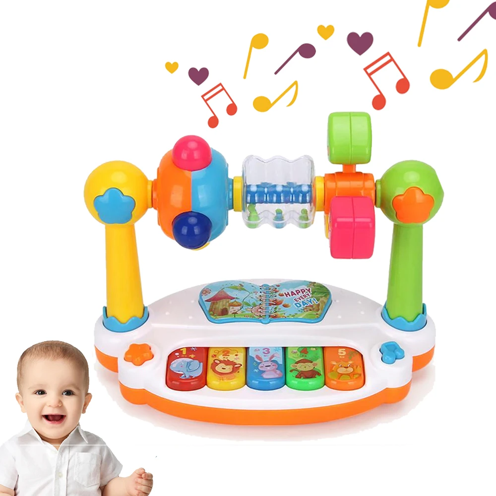 

Music Piano Toy for Baby Kids with Light Funny Developmental Musical Instrument Montessori Educational Toys for Infant Toddler