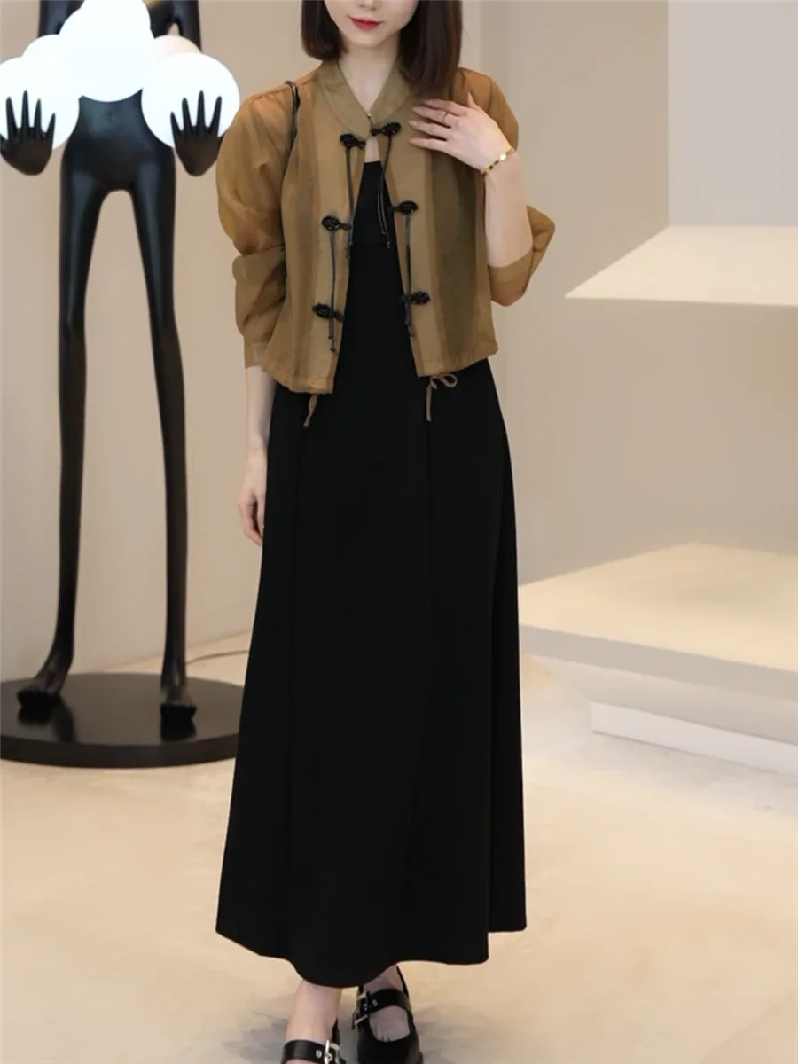 Весна и лето 2024 новый продвинутый дизайн новые китайские национальные рубашки с