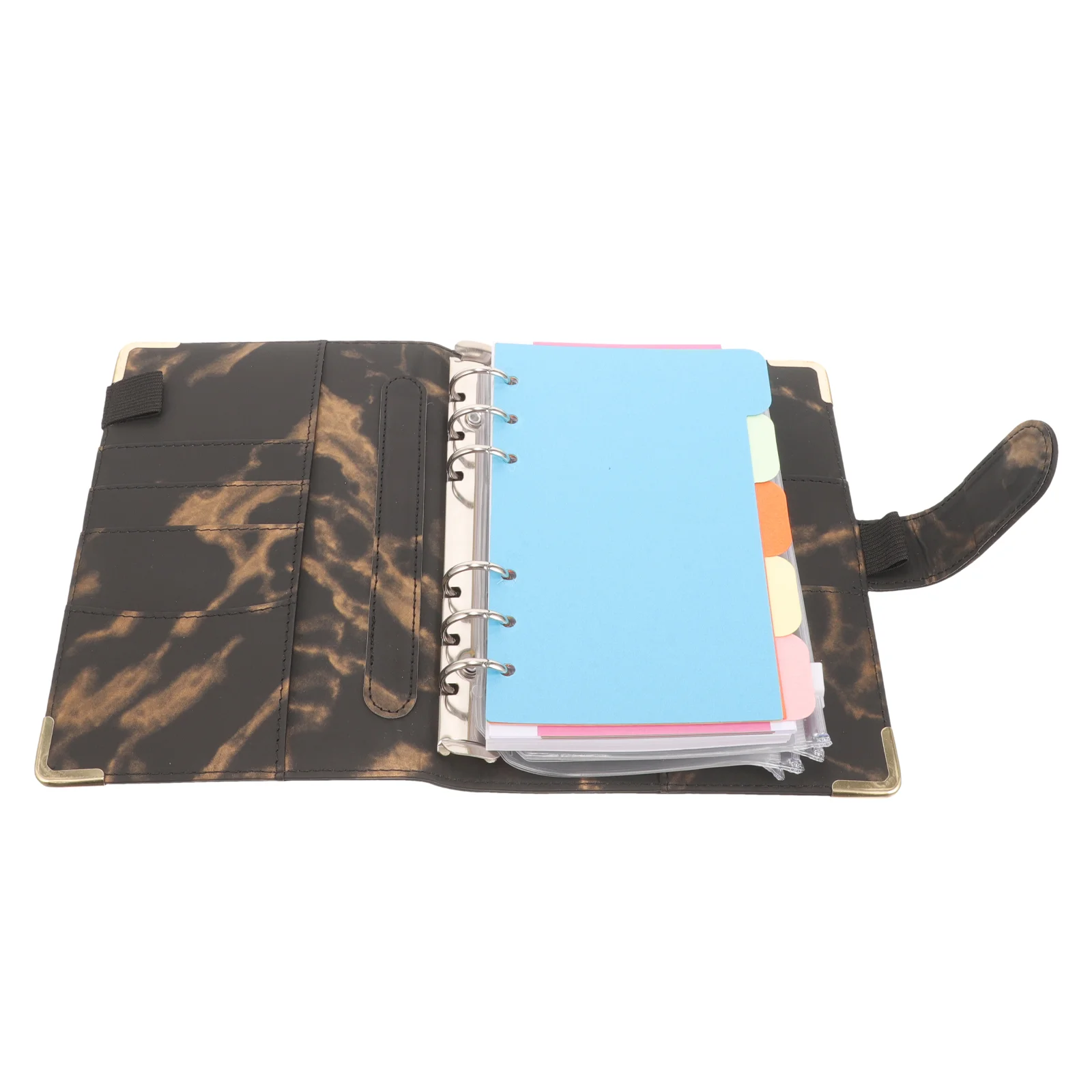 

Binder Clips Money Planner Pu Budget Loose Leaf Notepad Cash Envelopes Loose-leaf Book Notebook Manual Account Supplies