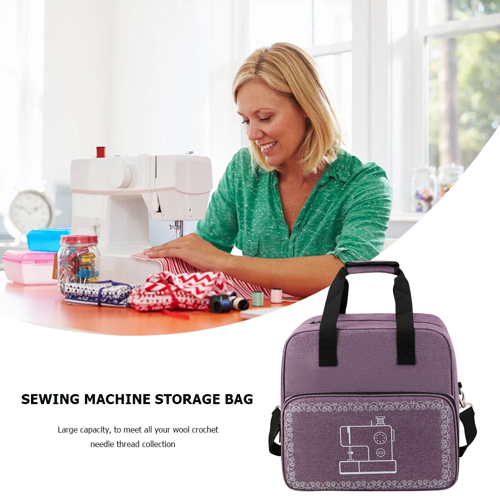 

Machine Dust Cover Sewing Accessories Large Capacity Clothing Storage Bag Travel Mini Sewing Machine Carrying Case