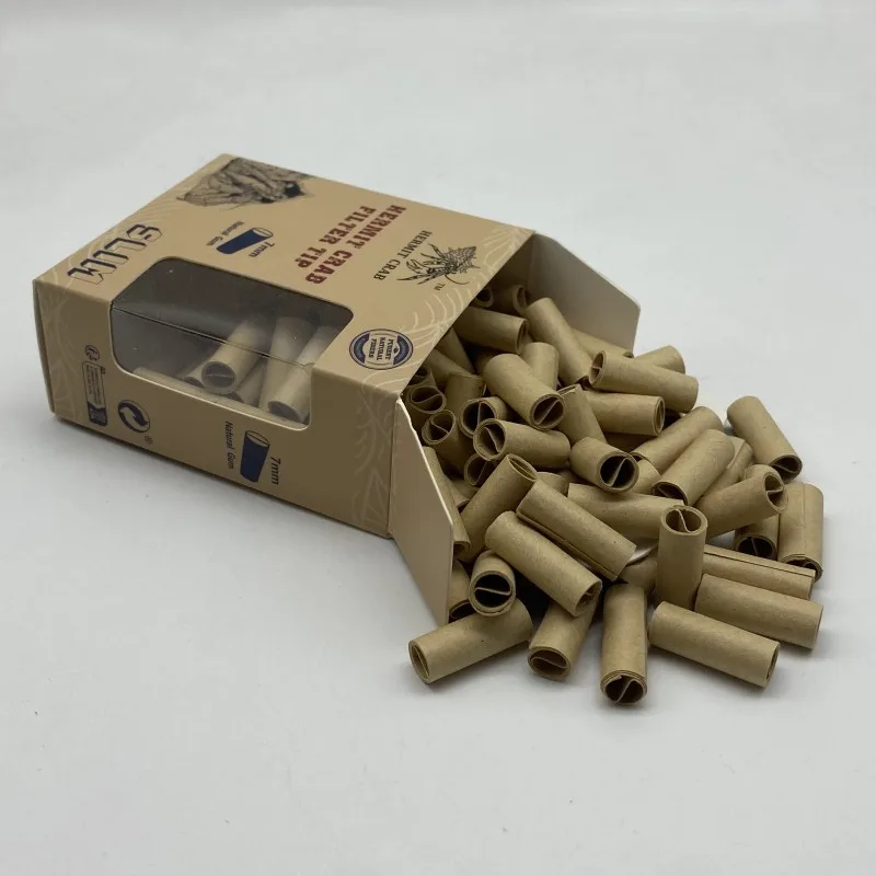 100 шт. 7 мм в рулоне наконечников натуральный предварительный заказ для рулонной