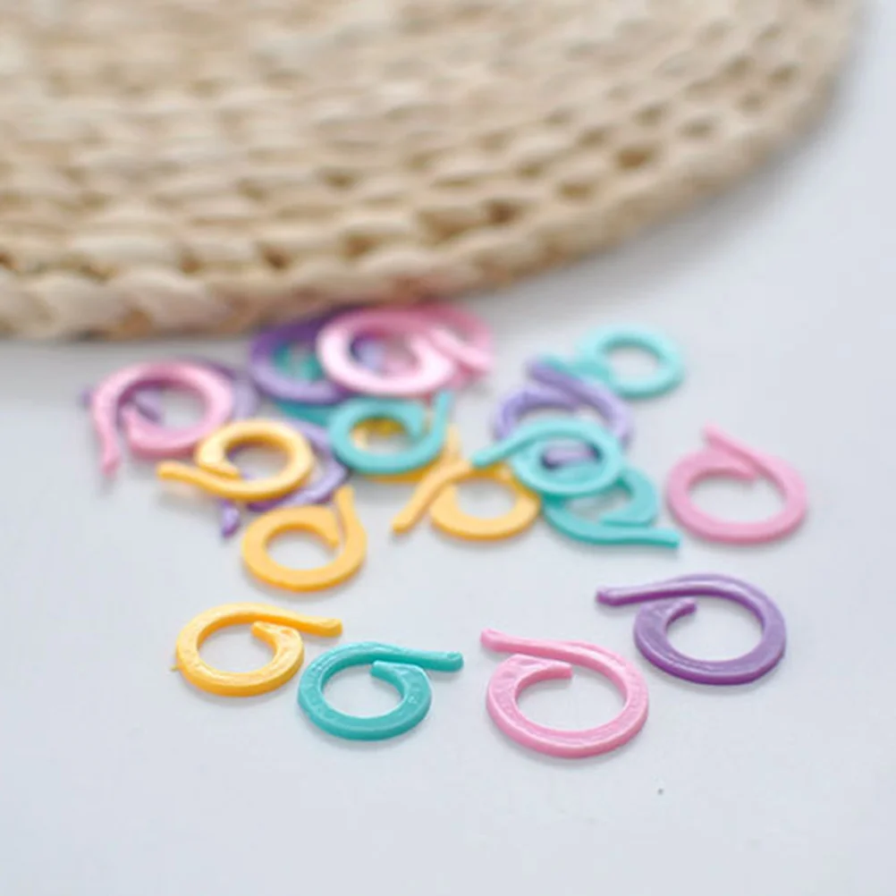

Markers Knitting Crochetring Lockingmarkermaker Holder Accessoryrings Yarn Diy Small Anticolored Knit Assortedcraft Needle Clip
